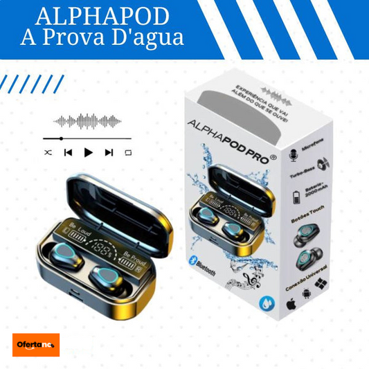 Fone Bluetooth AlphaPod à Prova d’água Pro®