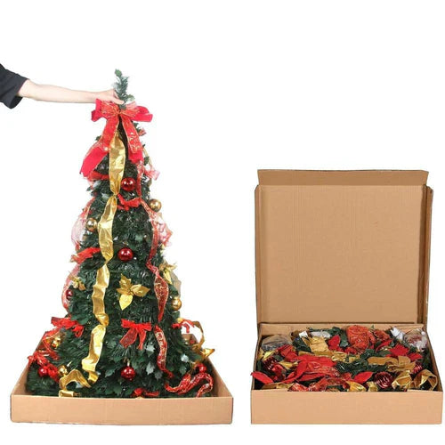 Árvore de Natal Retrátil + Brinde Exclusivo de Black Friday