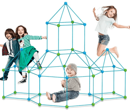 Kit de Construção Cabana Kids + Lona (BRINDE!) + Ebook Desenvolvimento Infantil (BRINDE!)